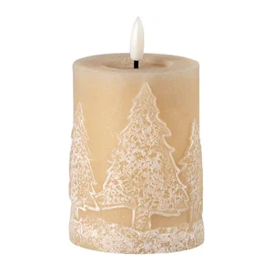 Amber LED Tree Candle 3"x4"