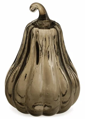 Decor Tall Pumpkin Glass