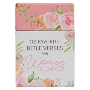 101 Favourite Bible Verses for Women Pink Floral Box of Blessings