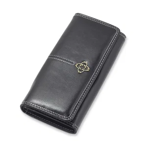 Cross Clutch Wallet - Black