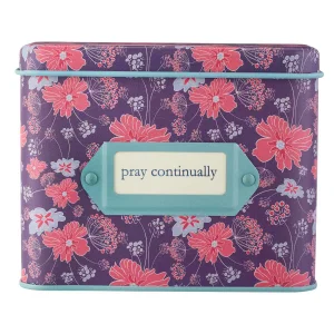 Cards in Tin Pray Continually