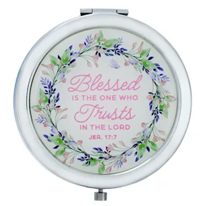 Mirror Compact Blessed Bloom Jer. 17:7