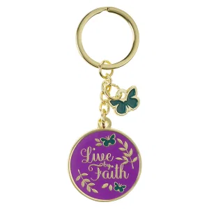 Key Ring Live by Faith