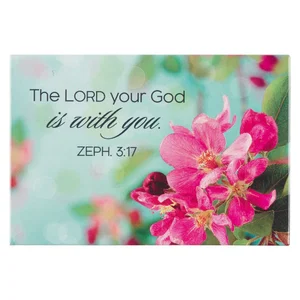 Magnet Floral The Lord is with You Zeph. 3:17