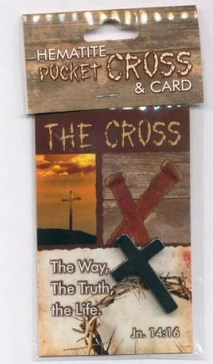 Rock Pocket Cross with “The Cross” Card