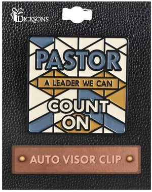 Visor Clip Pastor A Leader We Count On