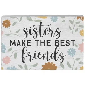 Sisters Make Best Floral - Small Talk Rectangle