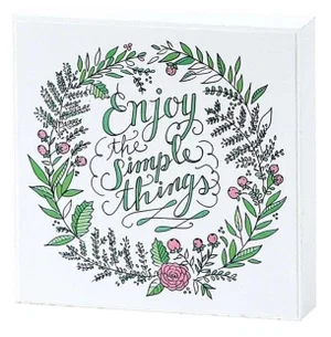 PLQ TTOP Enjoy the Little Things MDF 4X4