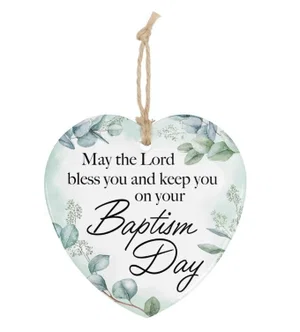 Heart Ornament Baptism