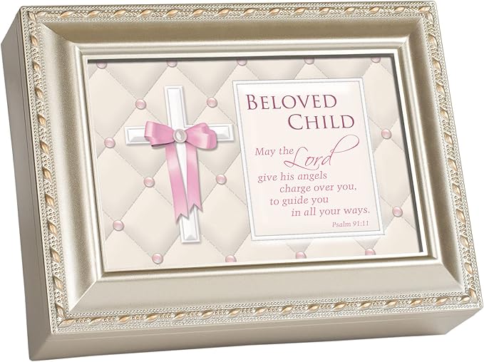 Image of Music Box Beloved Child-Girl Scroll