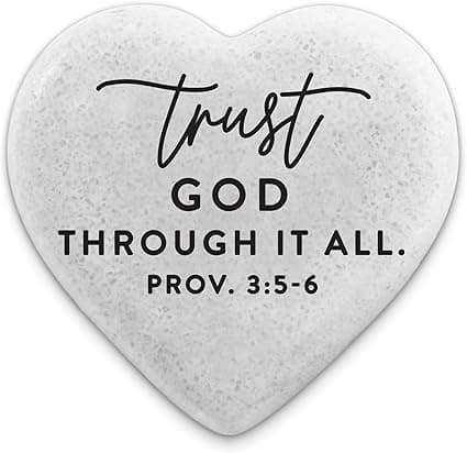 Image of Heart Stone Trust God Through It All