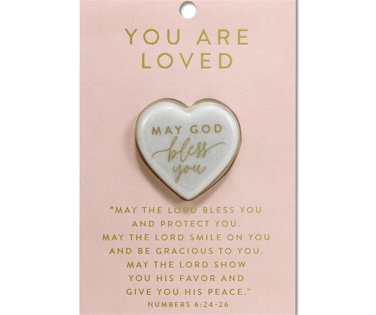 Image of Heart Stone Card You Are Love