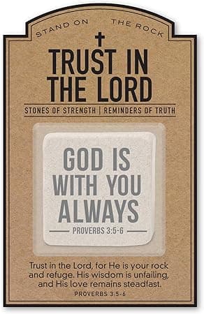 Image of Stonecard Trust The Lord God Is With You