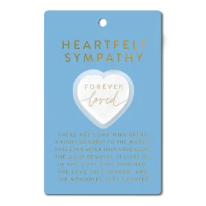 Heart Stone Blue Card Forever Love