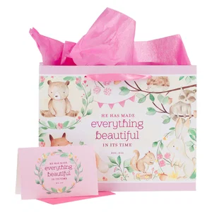Everything Beautiful Forest Animal Large Gift Bag