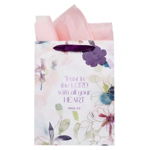 Gift Bag LG Portrait Trust in the Lord Prov. 3:5