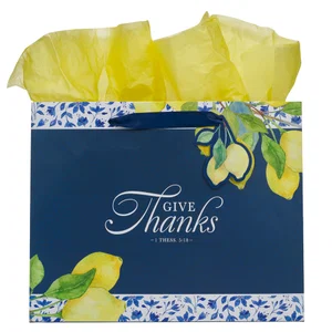 Gift Bag LG Landscape Give Thanks 1 Thess. 5:18