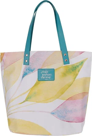 Tote Bag Canvas Citrus Leaves Hope