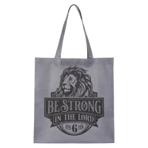 Tote Grey Be Strong Eph. 6:10