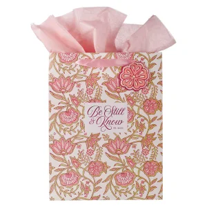 Gift Bag LG Portrait Be Still Ps. 46:10