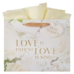 Gift Bag LG Landscape Mr. & Mrs. Love 1 Cor. 13:4