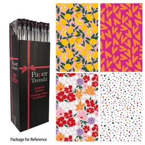 Single Roll Wrap, 27.55"x96" Assorted