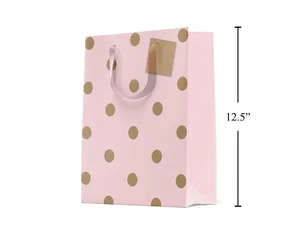 Large Gift Bag, Rose Gold