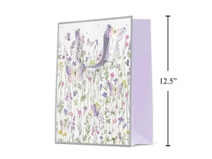 Large Gift Bag, Bfly Garden