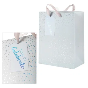 Med Gift Bag, Grey Spkle