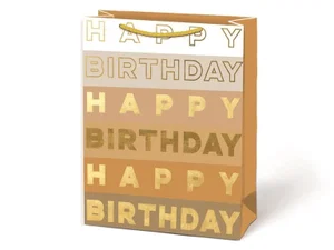 Happy Bday Medium Gift Bag