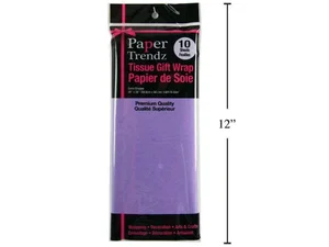 Paper T. 10-Sheet Tissue Wrapping Paper, Purple