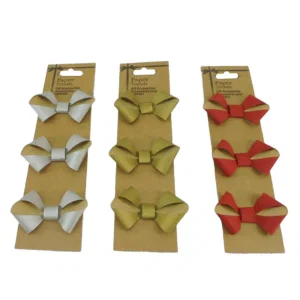 Paper T. 3pk Matte/Kraft Handmade Bows