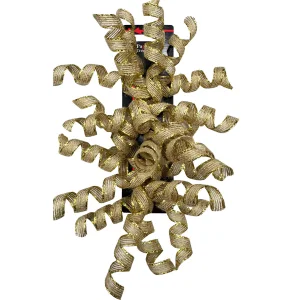 Paper T. 2pk Angle Curly Swirl, Gold