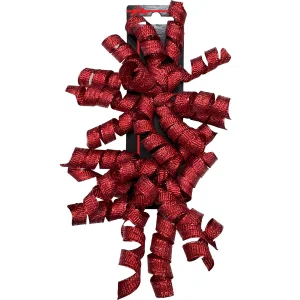 Paper T. 2pk Angle Curly Swirl, Red
