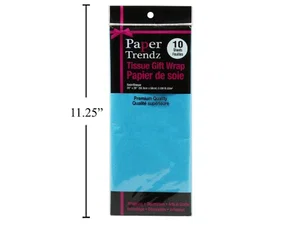 Paper T. 10-Sheet Tissue Wrapping Paper, Turquoise