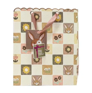 Baby Checkered DLX Gift  Bag, Medium