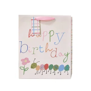 Paper T. Birthday Caterpillar Gift Bag, Large