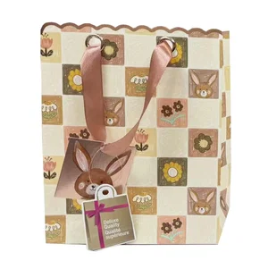 Paper T. Baby Checkered DLX Gift Bag, Large