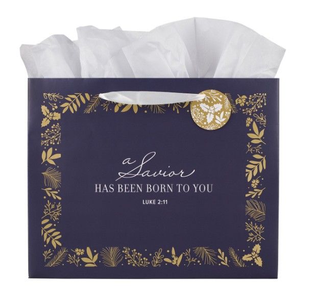 Gift Bag LG Landscape A Savior Has Been Born Luke 2:11