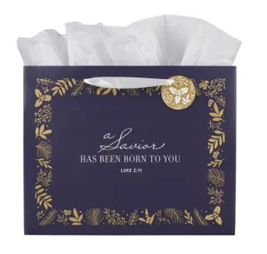 Gift Bag LG Landscape A Savior Has Been Born Luke 2:11