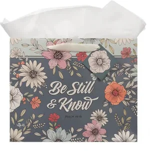 Gift Bag LG Landscape Be Still & Know Ps. 46:10