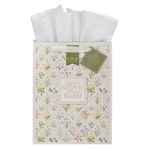 Gift Bag LG Portrait A Mother's Love Is Always In Bloom 2 Cor. 12:9