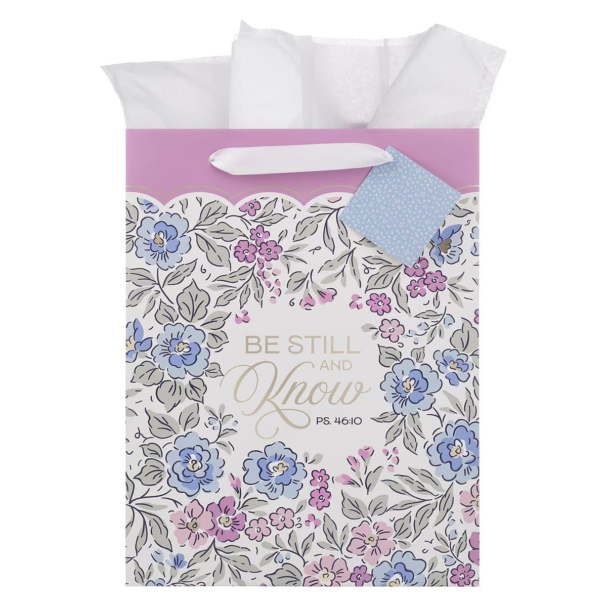 Gift Bag LG Portrait Be Still and Know Ps. 46:10