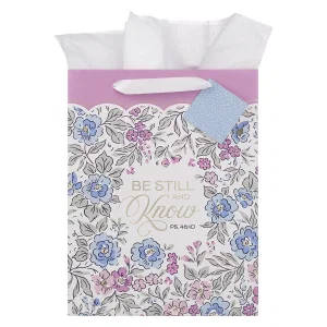 Gift Bag LG Portrait Be Still and Know Ps. 46:10