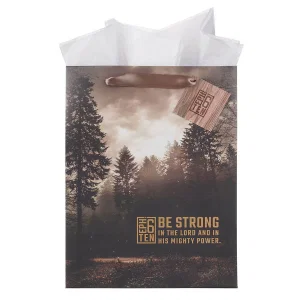 Gift Bag LG Portrait Be Strong Eph. 6:10