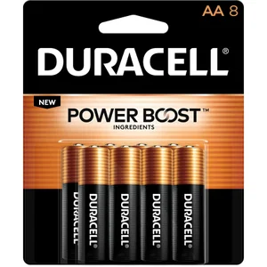 Duracell Coppertop Alkaline AA Batteries- 8 Pk