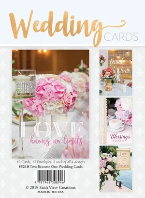 Wedding Boxed Cards Two Become One