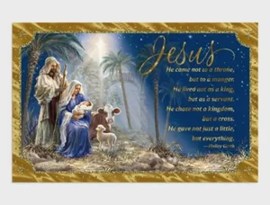 Jesus Nativity - Christmas Card