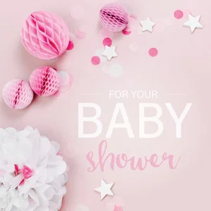 Girl Baby Shower Card