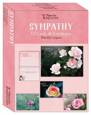 Roses Sympathy - Boxed Greeting Cards